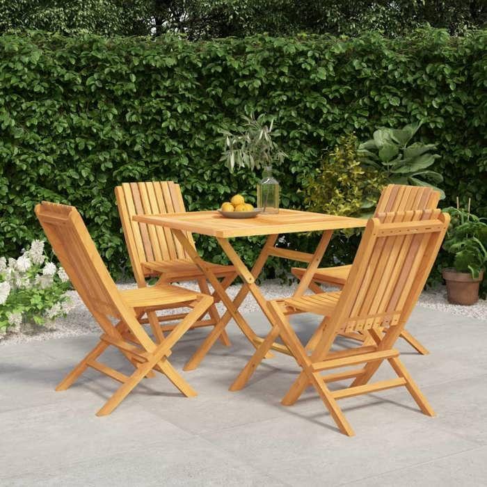 VidaXL 5-piece Garden Dining Set, Dining Set with Table and Chair, Lounge Set, Patio Furniture, 3155036