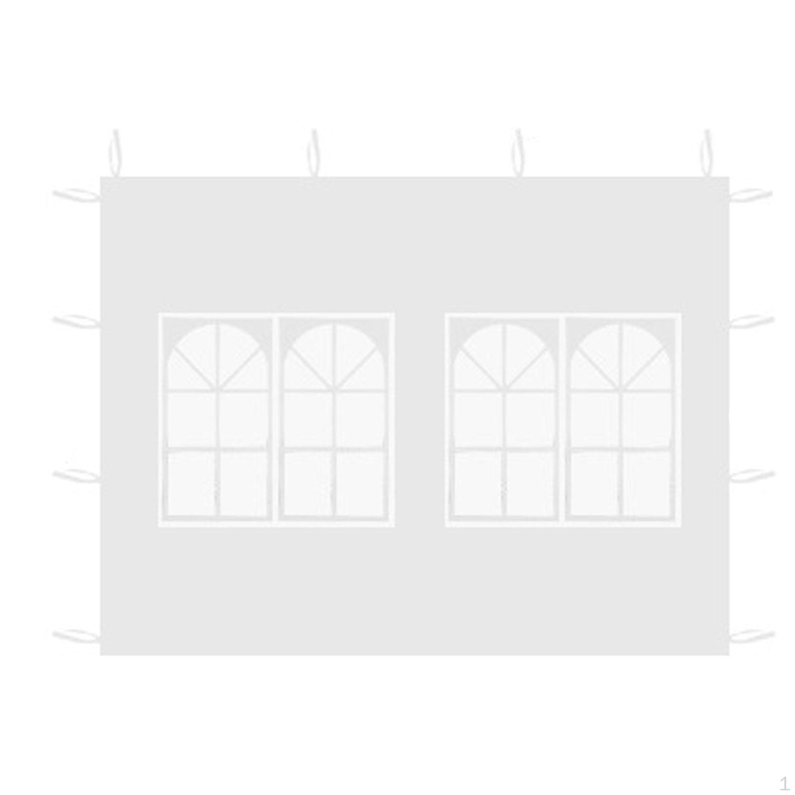 

Боковая стенка для палатки, туристический тент 300x195 см, складной навес с окном для мероприятия на заднем дворе, на открытом воздухе