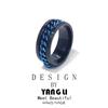 Men's Non-Fading Rotating Titanium Steel Ring - Stainless Steel Hand Jewelry