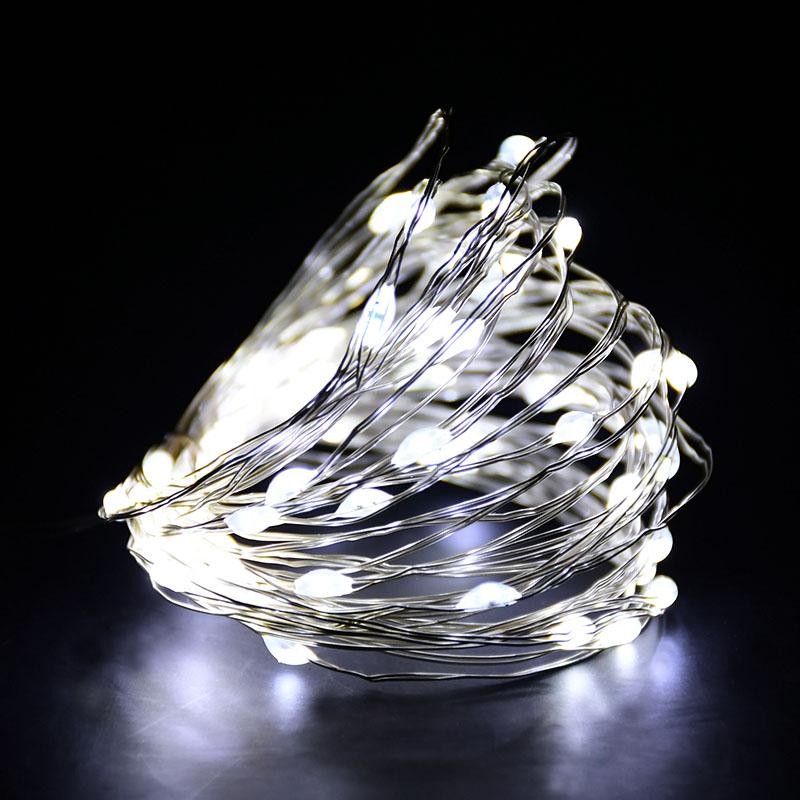 1-3M LED String Lights Warm White Fairy Lights Garland for Home Christmas Wedding Birthday Party Decoration Battery Powered Lamp