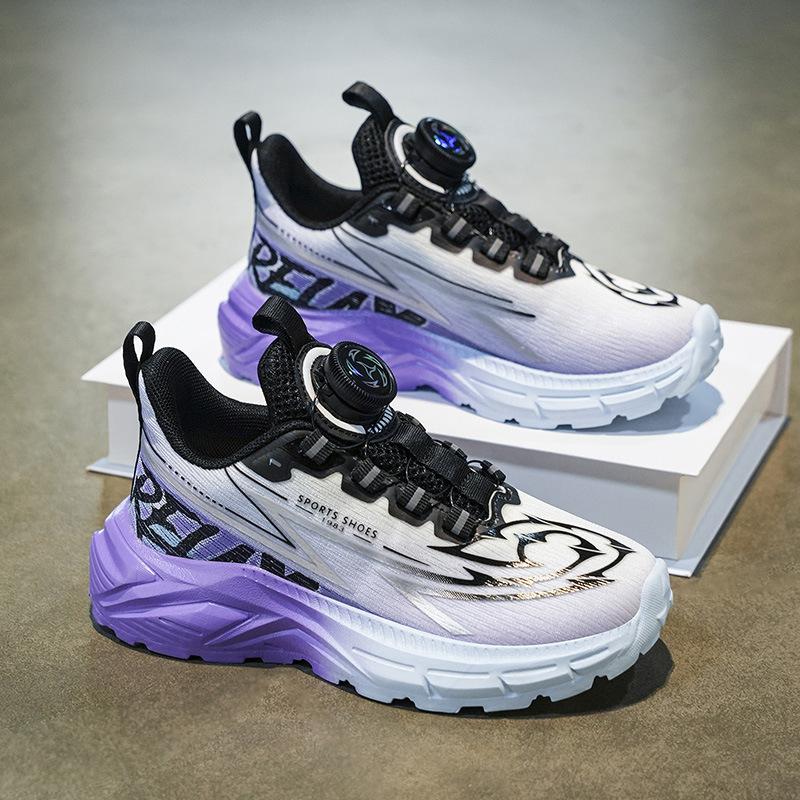 Boys shoes autumn 2025 new training professional children's basketball shoes soft-soled running shock-absorbing and dirt-resistant sports shoes