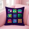 Game Geometry Cartoon Dash Pillow Cover Design Cushion Cover Decor Holiday Decorati
