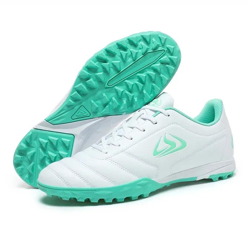 Outdoor Men Soccer Shoes Anti-slip Casual Sports Shoes Men Breathable Lightweight Lace-up Training Football Boots Men