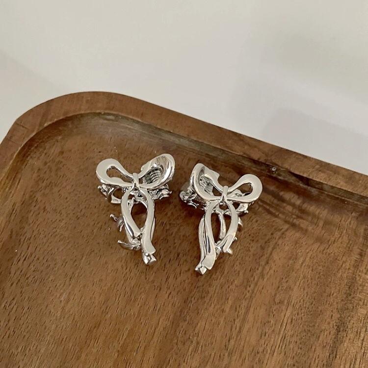 2-4pcs Mini Small Bow Hair Clip for Women Girl Cute Metal Hair Accessories Broken Hair Bang Claw Side Head Clip Summer Headdress