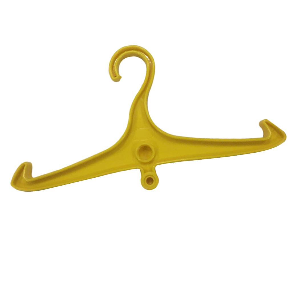 2x Multi Purpose Clothes Hanger For Scuba Diving BCD Wetsuit Holder Yellow