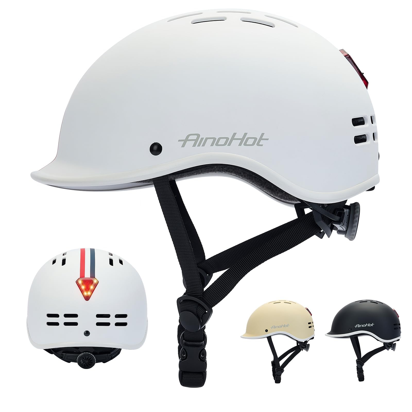 

Rongbenyuan Bicycle Helmet LED Light [With белый