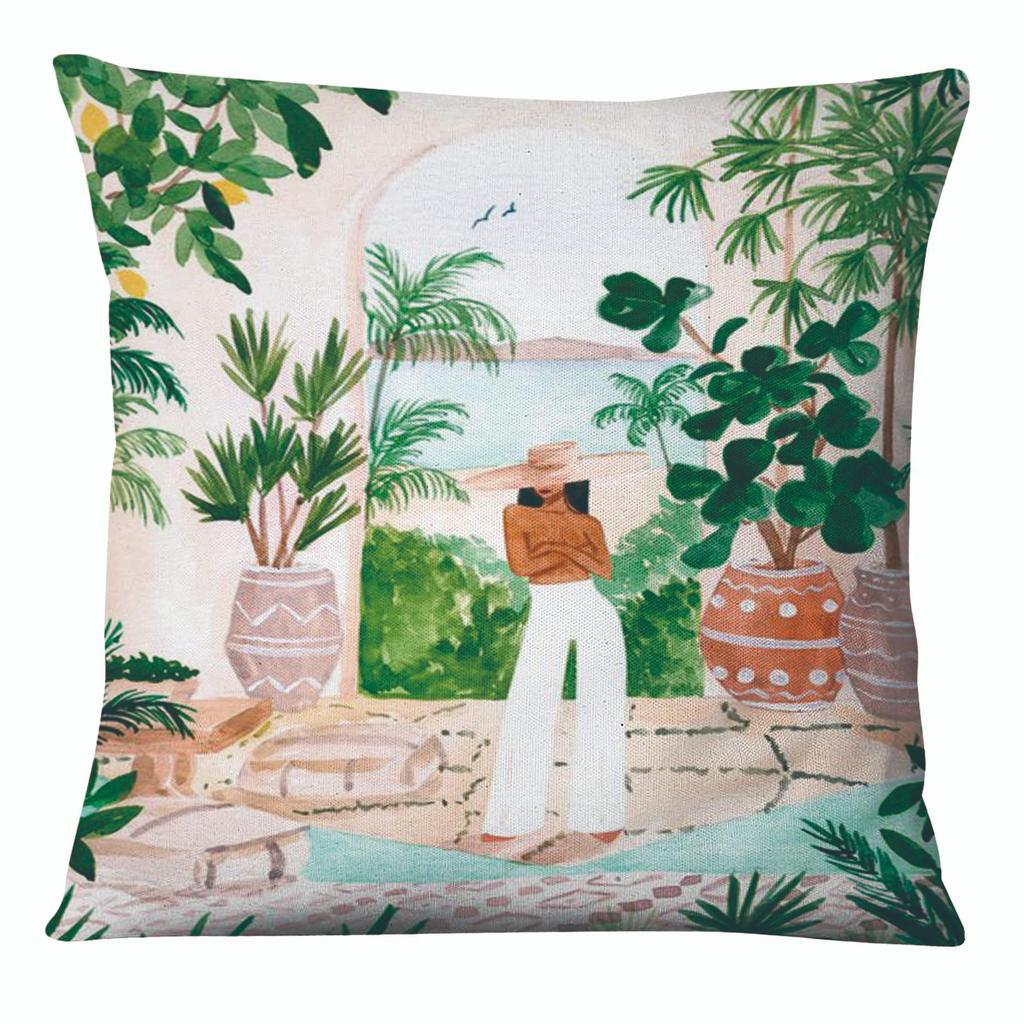 Home Pillow Call Me By Your Name Oil Painting Printing Pillowcase Watercolor Illustration Cushion Pillow