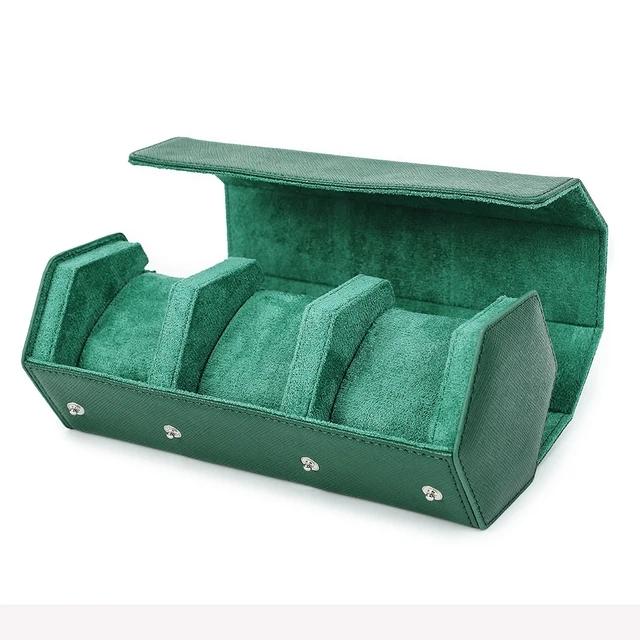 Watch Box Travel Roll Cases for 2/3/4/6/8 Watches Storage Display Case Watch Protector Organizer Shockproof Case for Men Women