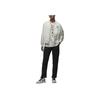 Jordan Solid Color Elastic Hem Casual Long Sleeve Jacket Women jackets Sail-White FN5787-133