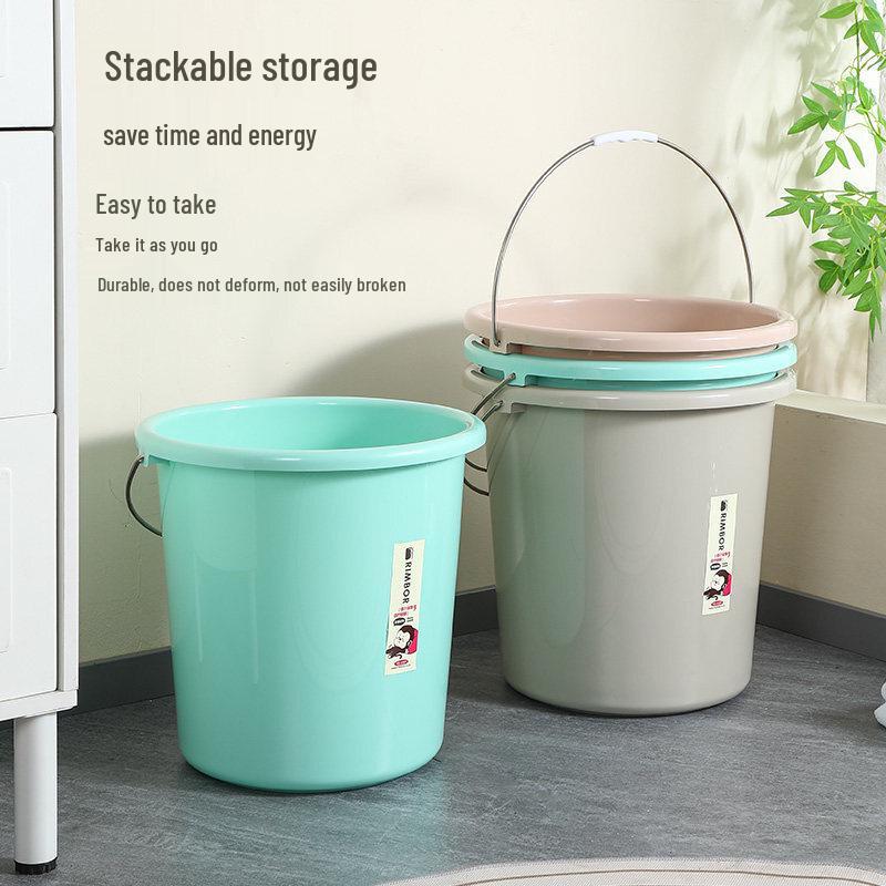 ZISIZ Portable Plastic Storage Bucket