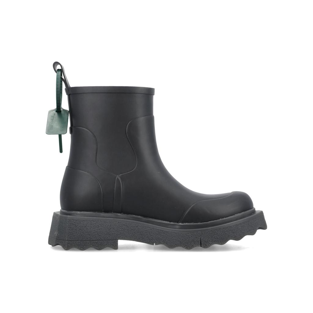 Off-White Rain Boot Black Fuchsia Men Sneakers OMID016F22MAT001-1035