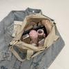 Sac en toile, nouveau sac fourre-tout grande capacité, polyvalent pour le travail et les cours, sac bandoulière messager sac fourre-tout