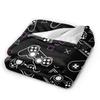 Galaxy Sunglasses  Plush Blanket Kids  Flannel Bedding Throws For Home Decor Warm Soft Design Quality Bedspread Gift
