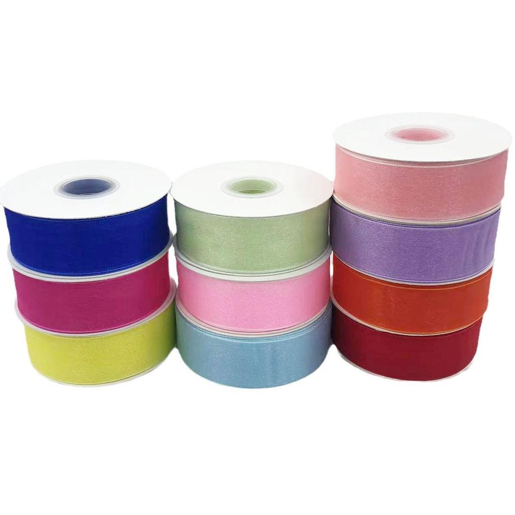 Rainbow Pearl Yarn Ribbon for DIY Projects – 4cm Headwear, Bouquet, and Fresh Flower Packaging Bow Streamer