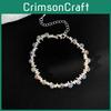 Alloy Plated Gorgeous Crystal Bracelet For Women Sweet And Fresh Irregular Style