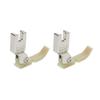 8pcs Stainless Steel Presser Foot Plastic Bottom Narrow Zipper Foot  Industrial Sewing