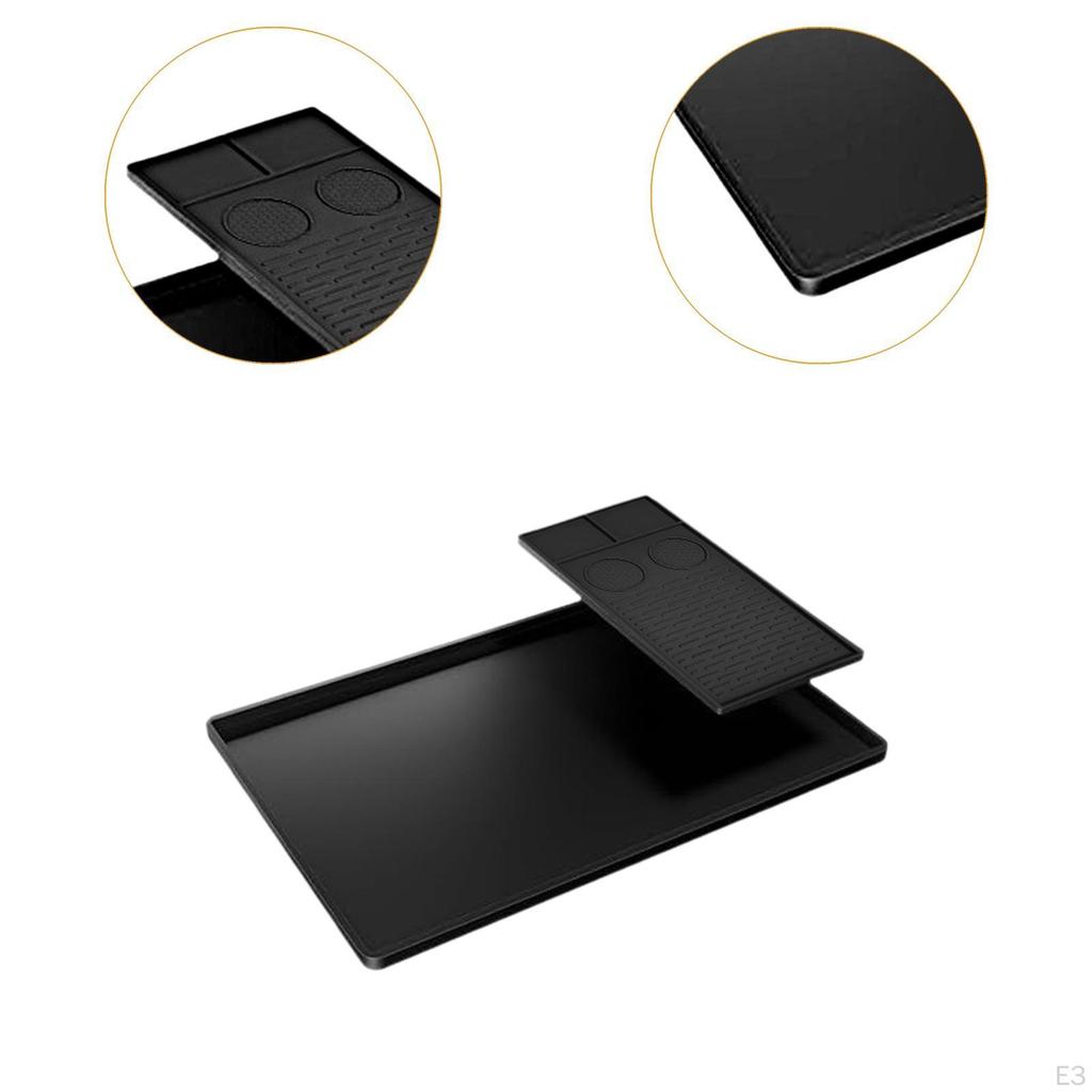 Kaffemaskinmatte, Sklisikker, Holder benkeplater tørre, Varmebestandig, Maskinmatte for skap