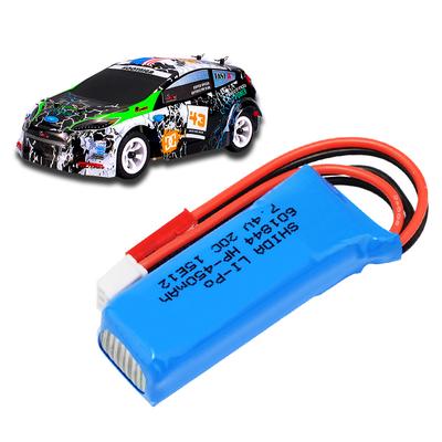 ¡caliente! Batería Lipo de 7,4 V, 450mAh, 20C, 1 Uds. 2S para coche WLtoys K969 K989 K999 P929 P939 RC