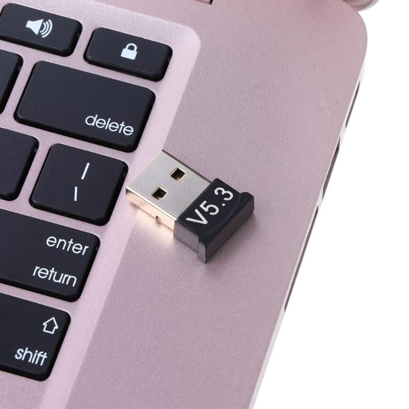 Mini Bluetooth-compatible 5.0 USB Adapter Wireless Audio Receiver Transmitter for PC Computer Laptop Earphone