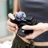 JJC Wind Muff for Canon PowerShot Cold Shoe Wind Muff with Hot Shoe Microphone Wind Cold Shoe and Hot Shoe Cap V1/PSV1, Cover, Muff, Mount,