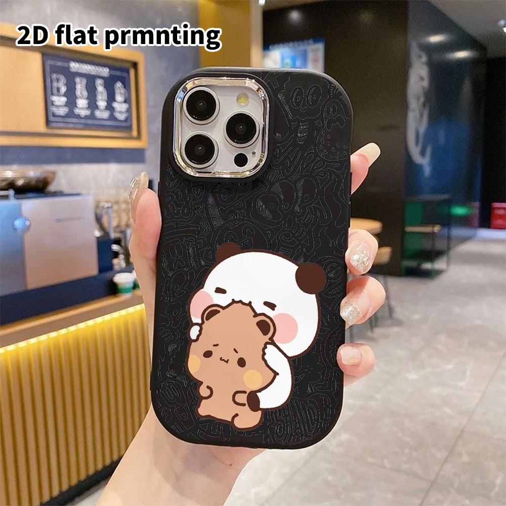 Phone Case: 2D Flat Design Suitable for iPhone 18 17 16 15 14 13 Pro Protective Case, Couple Style, Cute Contrast, Christmas and Halloween Gift