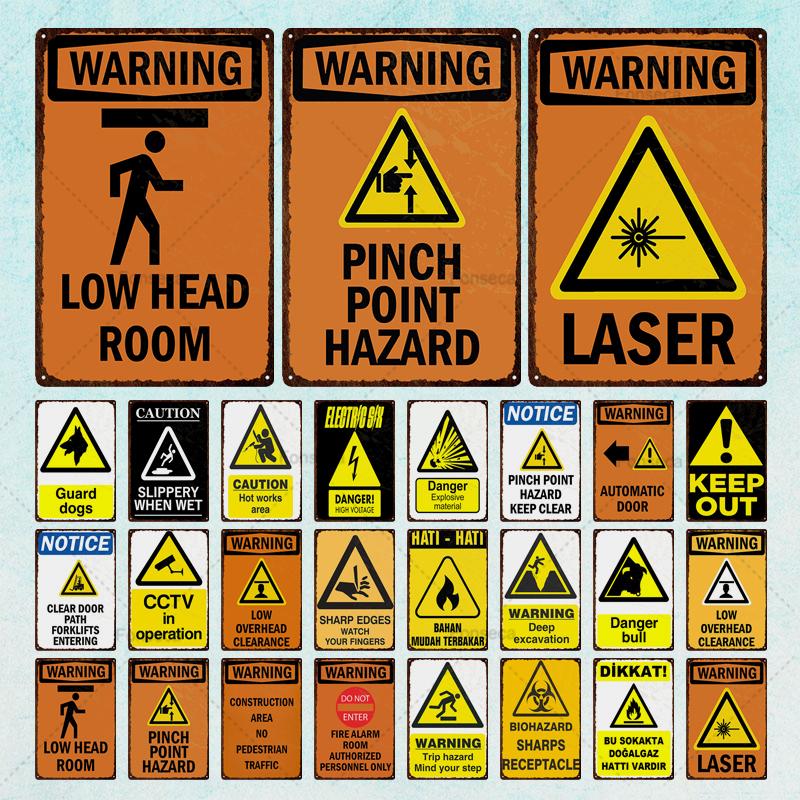 Forbud advarselskilt metallskilt retro blikkskilt plakett metallbar retro veggdekor hjem klubb mannehule metallplakat