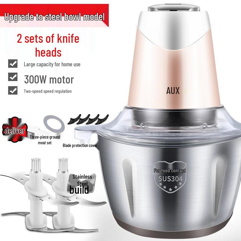 AUX Multi-Function Electric Meat Grinder & Vegetable Chopper