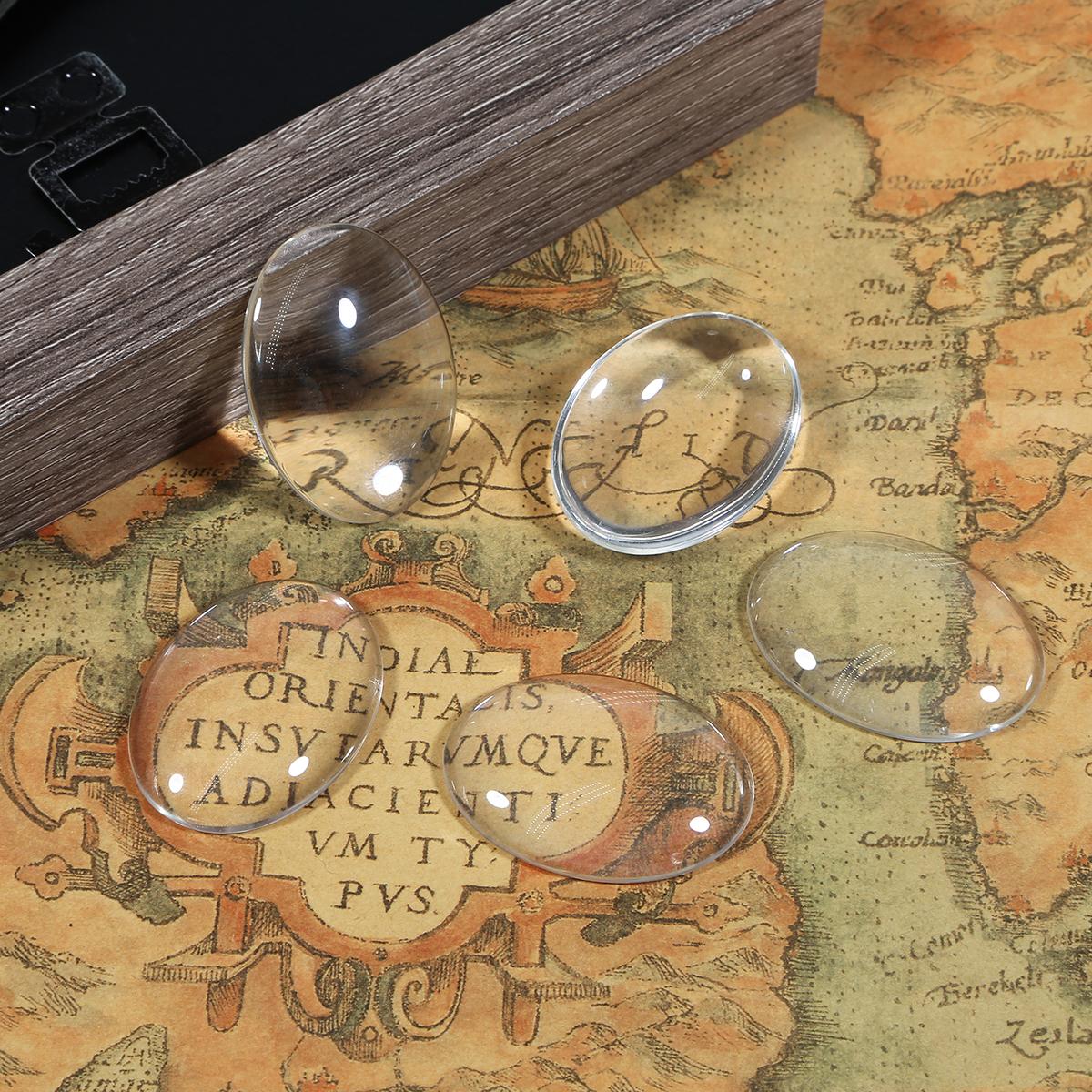 

10-50 шт геометрические очаровательные прозрачные стеклянные бусины аксессуары для изготовления ювелирных изделий своими руками 30x40mm 10pcs