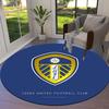 Leeds United Round Area Rug,Carpet Rug for Living Room Bedroom Sofa Playroom Decor,Non-slip Floor Mat