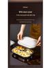 Deep Square 316 Stainless Steel Lunch Plate