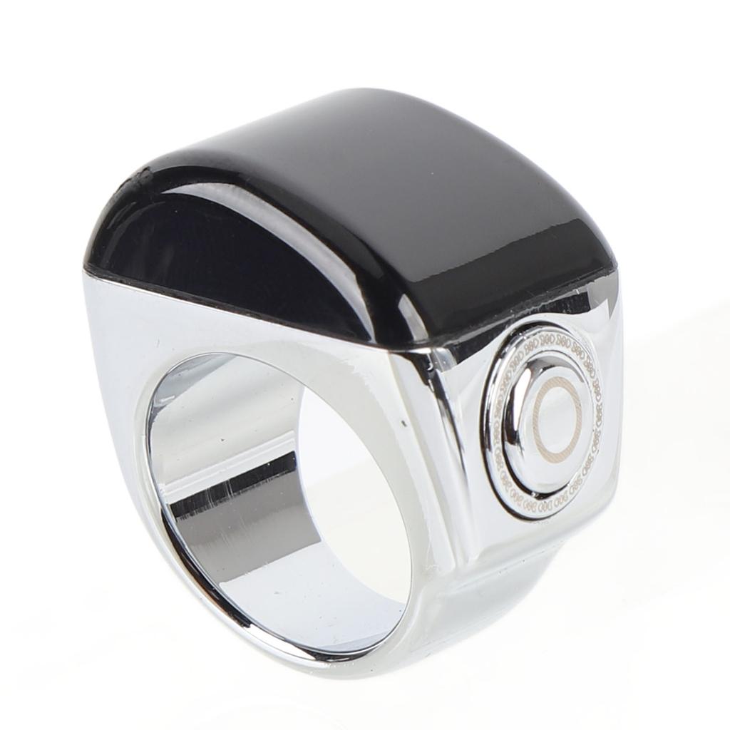 Smart Tasbih Ring Zinc Alloy IP67 Rain Proof APP Support Digital Prayer Reminder Finger Counter