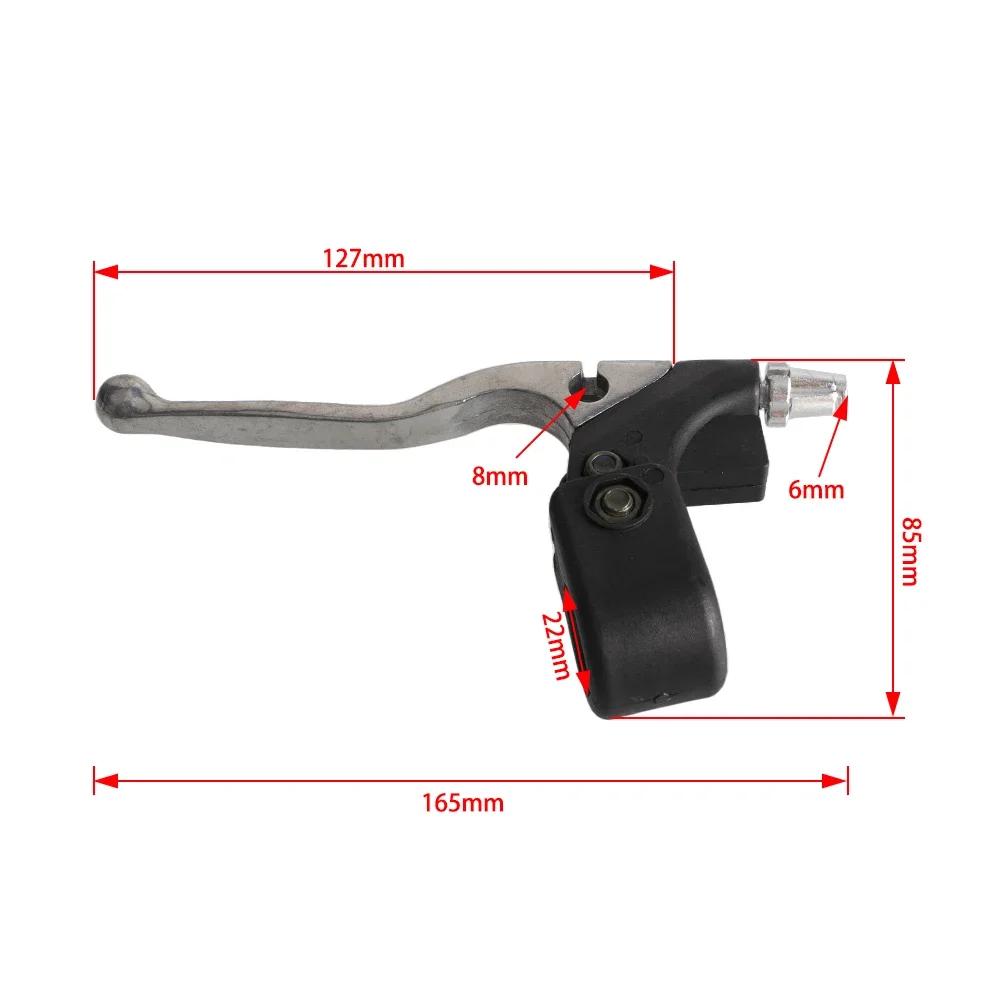 1 Pair Motorcycle 7/8'' 22mm Left/Right Brake Lever For 47cc 49cc 2 Stroke Pocket Dirt Bike Moped Gas Scooter Mini Moto Parts