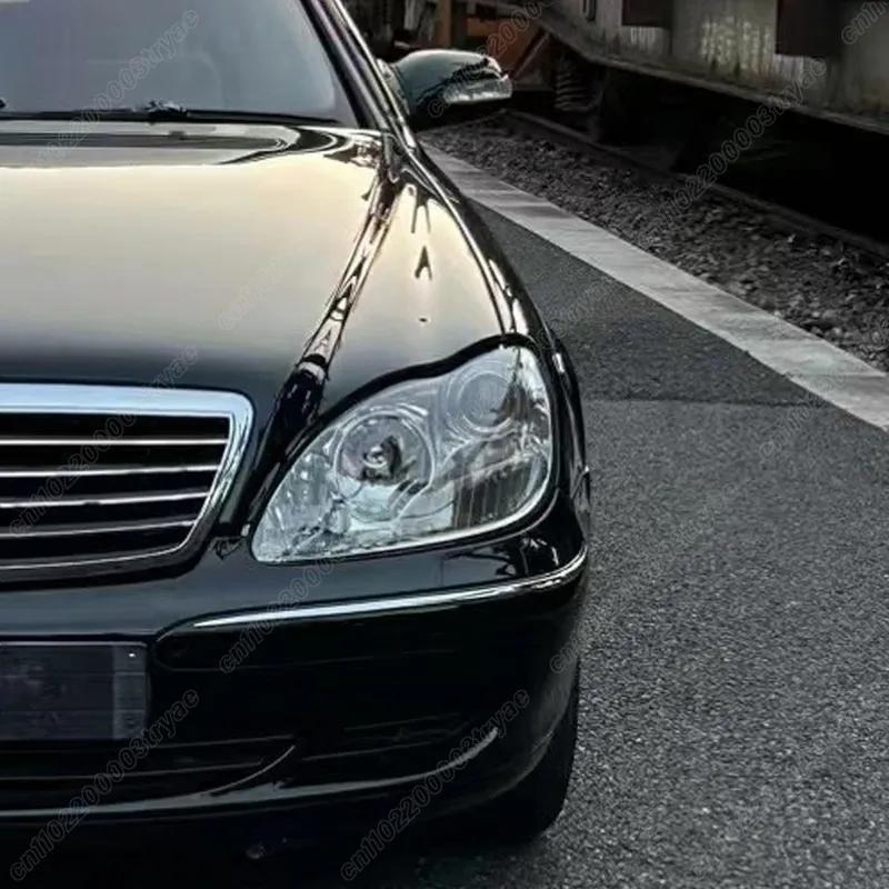 For Mercedes-Benz W220 S600 S500 S350 S280 1998 1999 2000 2001 2002 2003 2004 2005 Transparent Protective Cover for Headlights