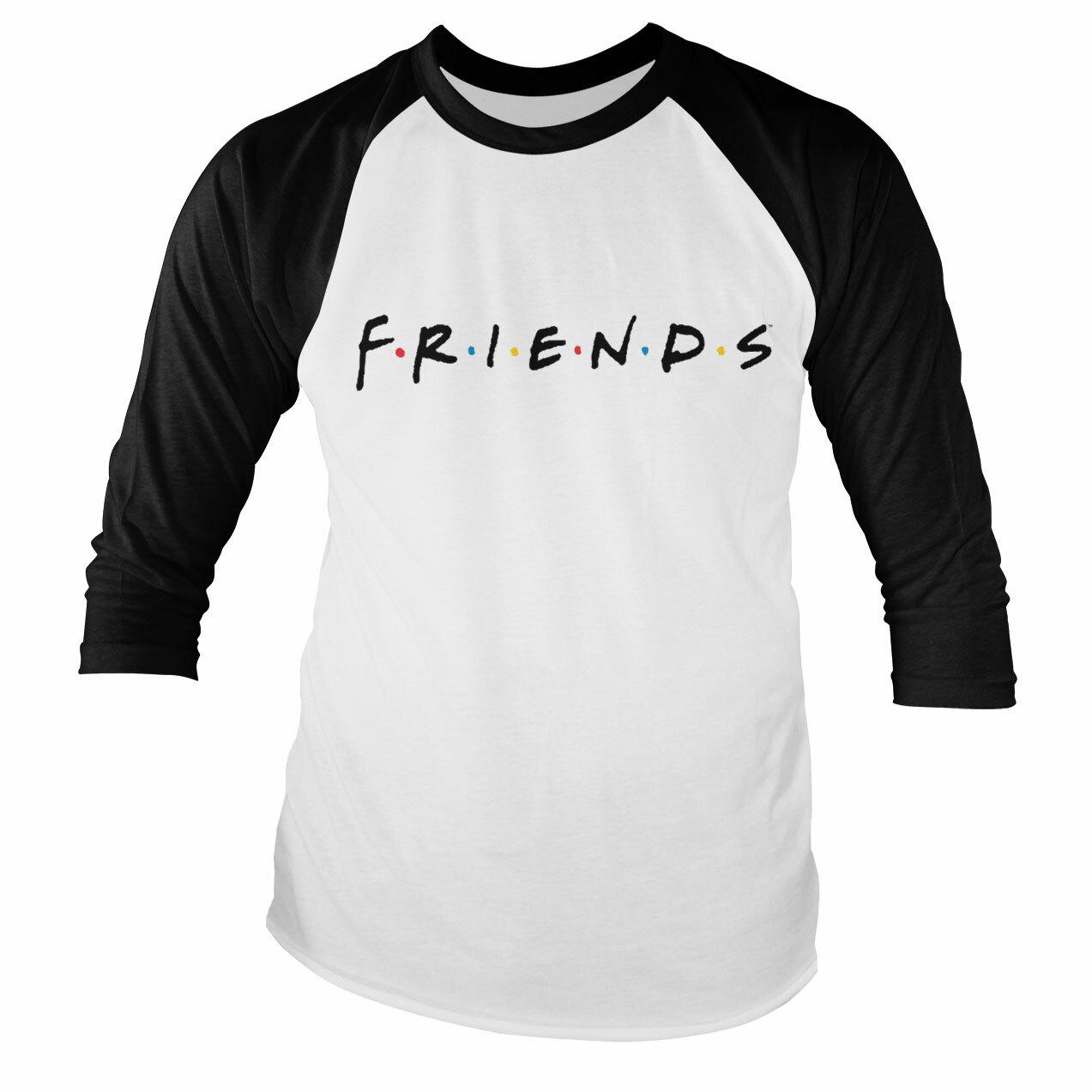 T-Shirt A Maniche Lunghe Con Logo Di Friends In Licenza Ufficiale Taglie S-XXL XXL