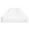 Wall Shelves 4 pcs High Gloss White 100 x 9 x 3 cm