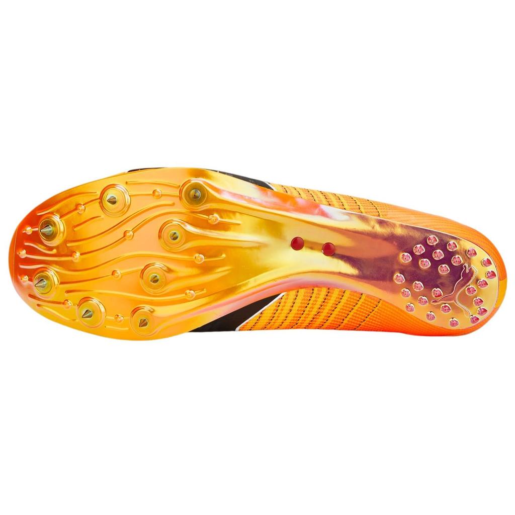 Puma EvoSpeed Comfortable Sports Racing Slip-Resistant Durable Low-Top Sprinting Running Shoes Unisex sneaker Orange Black 460068-01