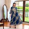 Luxusní dámské dlouhé šaty Středního východu Abaya muslimské dámské flitrované vyšívané šaty Robe
