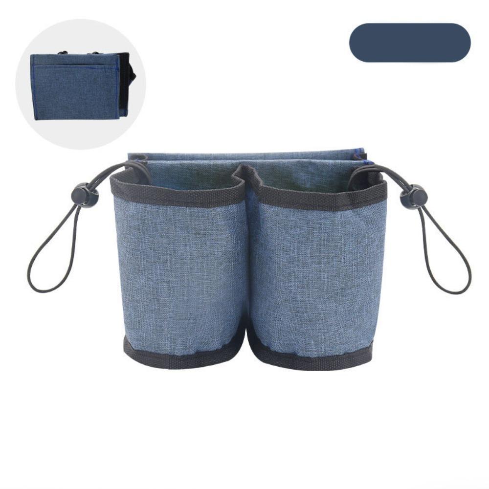 With Zippered Pocket Luggage Travel Cup Organizer Oxford Cup Accessories  Fits Most Roll-On Handles