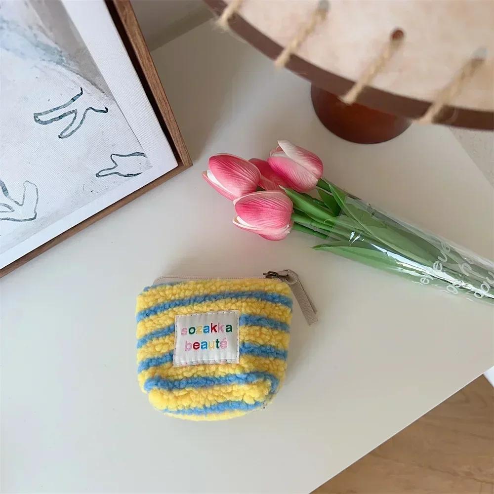 Coin Purse Women Fresh Floral Coin Wallet Zipper Bag Change Pouch Key Holder Small Mini Storage Case Pouch Money Bags Gift