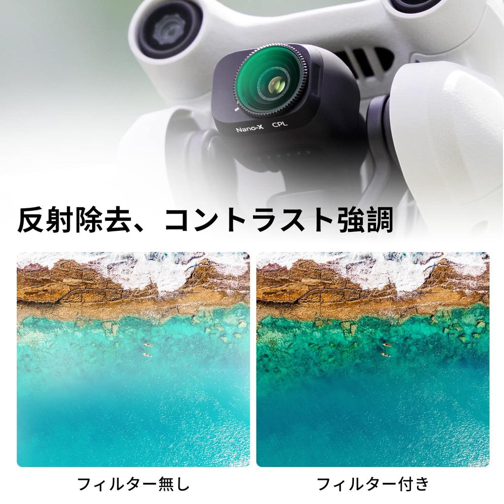 Concept DJI Mini 3 Mini 3 Filter PL Filter Polarizing Filter Water Repellent Drone Lens Filter K&F Pro/DJI Anti-Scratch