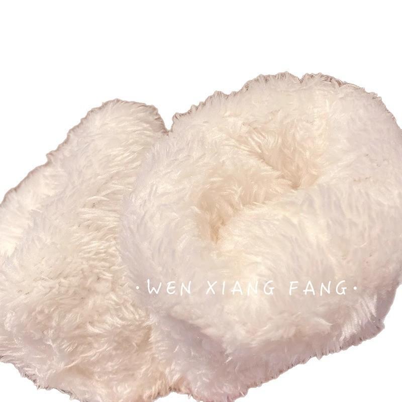 Gloves for Women In Winter Cute Deer Five Fingers Plus Plush Bike Versatile Student Warmth Thickened Touch Screen