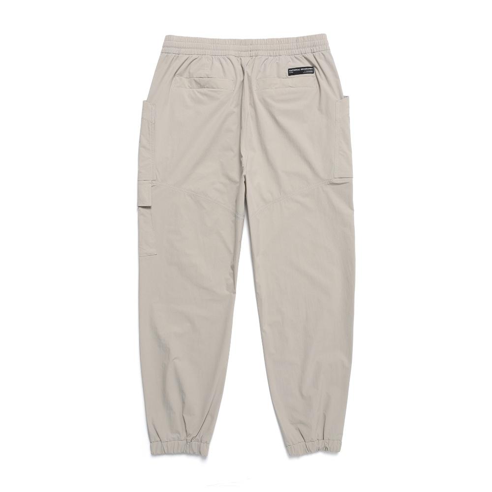 NATIONALGEOGRAPHIC N242Upt940 Adélie Lightweight Woven Stretch Cargo Jogger Pants Mourning Beige