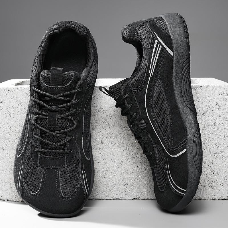 Spring 2026 Men's Wide Toe Non-slip Barefoot Hiking Shoes - Wear-resistant, Casual Outdoor Footwear.