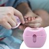 Elektrische Nagelschere Wiederaufladbarer Trimmer für Fingernägel Zehennägel, Rosa