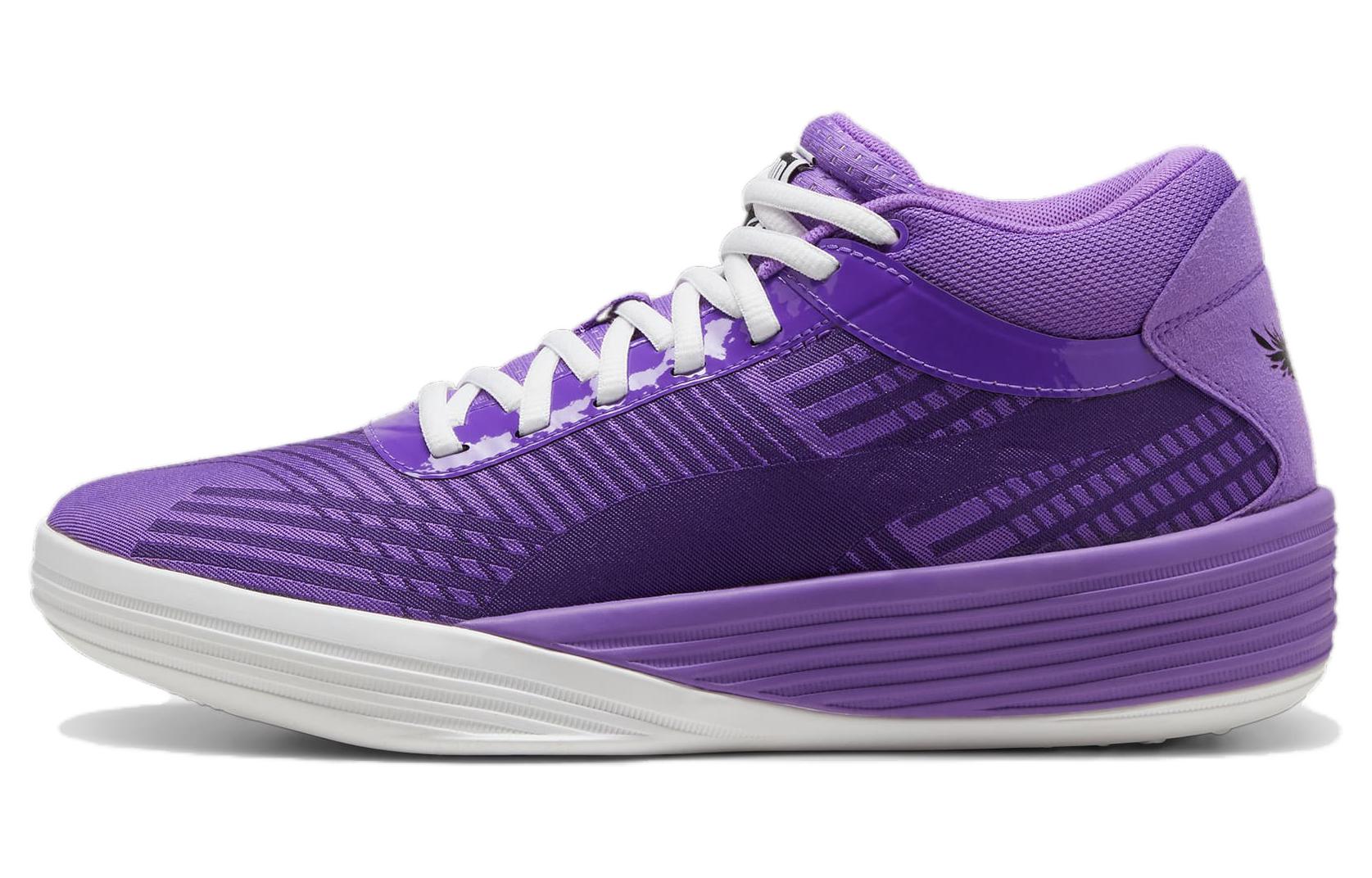 LaMelo Ball X Puma Clyde All-Pro Purple Glimmer 379339-01 40