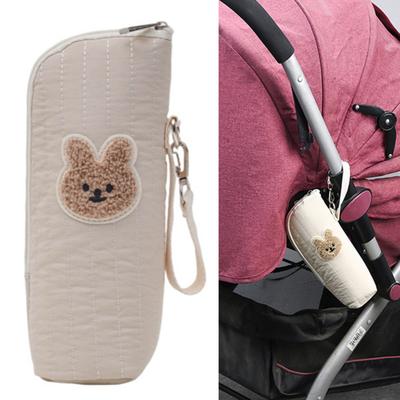 Isolierte Babyflaschentasche für Kinderwagen Tragbare Babyflaschen-Isolierertasche Thermischer Milchflaschen-Kühler/Wärmer für Reisen Kindertagesstätte