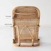 Portable Folding Rattan Beach Chair Bamboo Floor Lawn Pool Deck Chair Sun Lounger Camping Deck Chair
