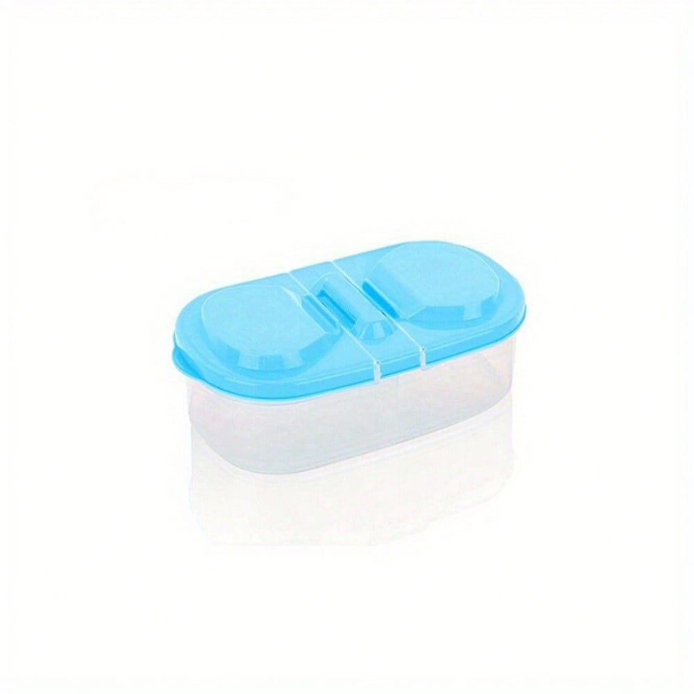 One Stackable Storage Box for The Refrigerator with Lids - a Sealed Jar for Multigrain for food And Bathroom Organization