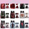 Versatile Deadpool Book Bag Set Including Spacious Backpack Crossbody Bag And Pencil Case For Young Adventurers