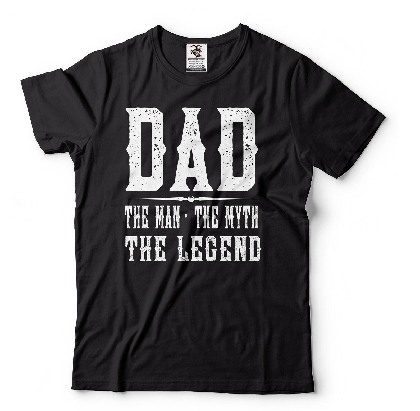 Mens Dad T-Shirt The Man The Myth The Legend T-Shirt Father s Day Dad Gift Tee Father Gifts Dad Birthday T-Shirt Funny Gift For Him Dad 2XL